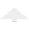Ekena Millwork Redmond Architectural Grade PVC Gable Bracket, 36"W x 15"H x 2"D x 6"F, 10/12 Pitch GBP036X15X0206RED00 - alternate 3